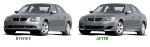Pare choc avant ABS BMW Serie 5 E60/E61 2003-2007 Look Sport PDC