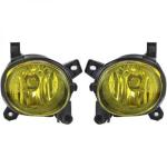 Paire Phares antibrouillard avant Audi A4 B8 2007 a 2011 Jaune