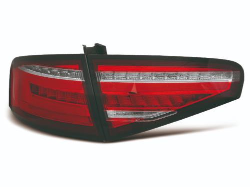 Paire Feux arriere Led Audi A4 B8 Berline 2011 a 2015 Rouge Dynamic