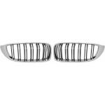Grilles de Calandre BMW Serie 4 F32/F33/F36 2013 a 2020 Noir Chrome