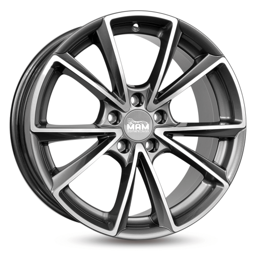 Jante Mam A5 18x8 ET35 5/112 Palladium Front Polish