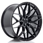 Jante JR Wheels JR46 20x8,5 ET20-45 - 5 trous sur mesures - Black machined Tinted face
