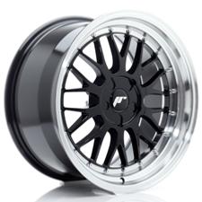 Jante JR Wheels JR23 18x9,5 ET20-48- 5 Trous sur mesure- Gloss Black w/ Machined Lip