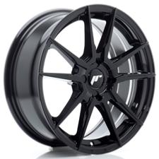 Jante JR Wheels JR21 17x7 ET20-40- 4x100/4x114,3 - Noir Brillant