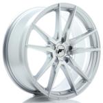 Jante JR Wheels JR21 20x8,5 ET20-45 - 5 Trous sur mesure - Silver Machined Face