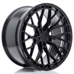 Jante JR Wheels JR48 20x10 ET20-45- 5 Trous sur mesure- Noir Brillant