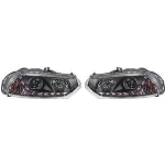 Paire de Phares Daylight Alfa Romeo 156 de 1997 a 2003 Noir Led