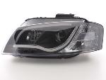 Paire de feux phares Daylight Led Audi A3 8P/8PA 03-08 Noir