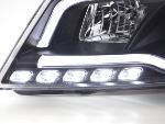 Paire de feux phares Daylight Led DRL Audi A3 8P/8PA 08-12 Noir