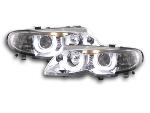 Paire de feux phares Angel Eyes BMW serie 3 E46 Break 02-05 chrome