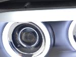 Paire de feux phares Xenon Daylight CCFL BMW X5 E53 03-06 Noir