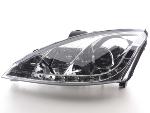 Paire de feux phares Daylight Led Ford Focus 98-01 Chrome