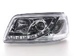 Paire de feux phares Daylight Led VW Bus T5 03-09 chrome