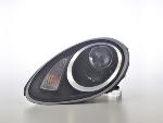 Paire de feux phares Daylight Led Porsche Boxster 987 04-09 Noir
