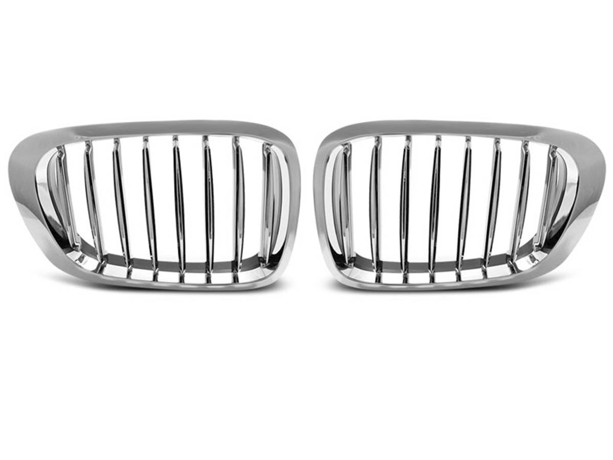 Paire grilles calandre BMW serie 3 E46 coupe cab 99-03 chrome