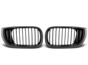 Paire grilles calandre BMW serie 3 E46 de 09/2001 a 03/2005 Noir Berline/Break