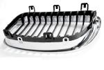 Paire grilles calandre BMW serie 1 E87/E81/E82/E88 07-13 chrome