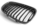 Paire grilles de calandre BMW serie 7 F01 09-12 noir brillant