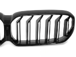 Calandre BMW Serie 5 G30/G31 de 2020 a 2023 Look Sport Noir Brillant Double Barres