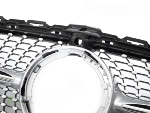 Grille calandre Mercedes classe C W205 18-21 Look Diamant Silver Chrome