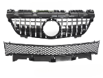 Grille calandre Mercedes SLK R172 de 2011 a 2015 Chrome Noir Brillant