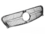 Grille calandre Mercedes GLA X156 de 2013 a 2016 Silver Chrome