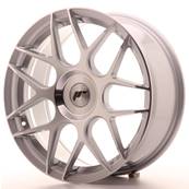 Jante JAPAN RACING JR18 18" x 7,5" Multi Perçage ET 35-40 Machined Face Silver