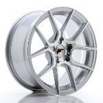 Jante JR Wheels JR30 17x8 ET20-40 5H BLANK Silver Machined Face