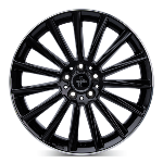 Jante Keskin KT18 17x7 ET48 5/108 BLACK LIP POLISH