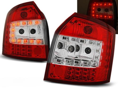 Paire de feux arriere Audi A4 B6 de 10/2000 a 10/2004 LED rouge et blanc