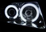 Paire de feux phares Audi A3 8L 96-00 angel eyes CCFL chrome