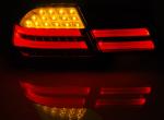 Paire de feux arriere BMW serie 3 E92 Coupe 06-10 LED BAR rouge fume