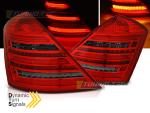 Paire de feux arriere Mercedes W221 Classe S 05-09 LED rouge Fume