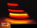 Paire de feux arriere Mercedes W221 Classe S 05-09 LED rouge Fume