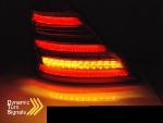 Paire de feux arriere Mercedes W221 Classe S 05-09 LED rouge Fume