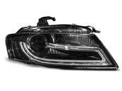 Paire de feux phares Audi A4 B8 de 2008 a 2011 DRL led noir