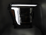 Paire de feux phares Ford F150 MK14 de 2020 a 2023 FULL LED DRL Noir