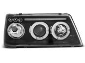 Paire de feux phares Peugeot 205 83-96 angel eyes noir
