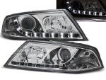 Paire de feux phares Skoda Octavia 2 04-08 xenon Daylight led chrome