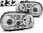 Paire de feux phares VW Golf 4 97-03 Look R32 chrome