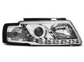 Paire de feux phares VW Passat 3B 96-00 Daylight DRL led chrome