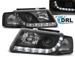 Paire de feux phares VW Passat 3B 96-00 Daylight DRL led noir
