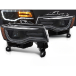 Paire de feux phares Jeep Grand Cherokee de 2016 a 2021 Full LED DRL