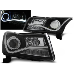 Paire de feux phares Chevrolet Cruze 09-12 Daylight noir