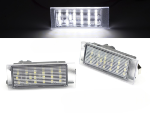 Paire feux de plaque Renault Clio/Megane/Laguna Led