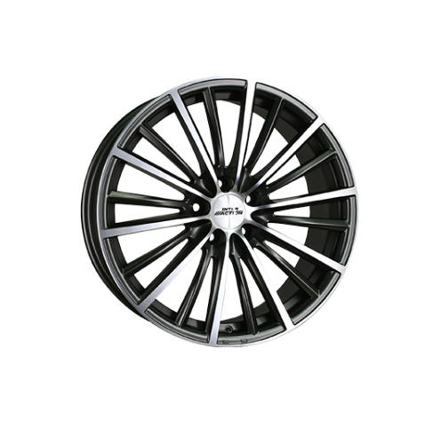 Jante 8x18 INTER ACTION VELOCITY pour ALFA ROMEO Giulietta 06/10 a 08/20 Dull Anthracite / Polish