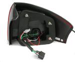Paire de feux arriere Audi A6 C5 berline de 1997 a 2004 LED rouge et blanc