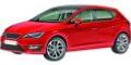 Barre anti rapprochement Seat Leon 5F de 2012 a 2020