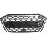 Grille Calandre avant ABS Audi A3 8Y 2020 a 2022 Noir/Chrome Look RS PDC