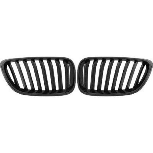 Grille Calandre Avant en ABS BMW Serie 2 2013 a 2017 Noir Brillant Look Sport
